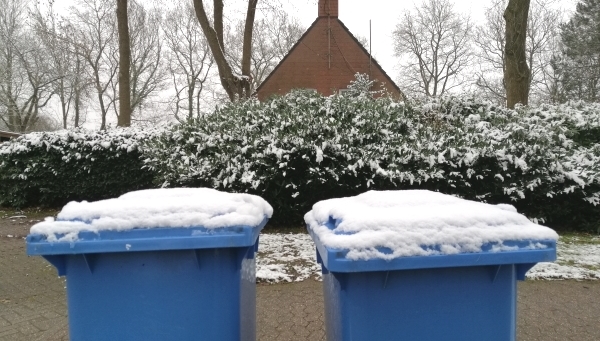 Abfuhr trotz Schnee und Frost